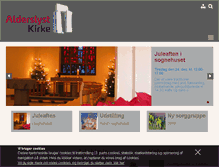 Tablet Screenshot of alderslystkirke.dk